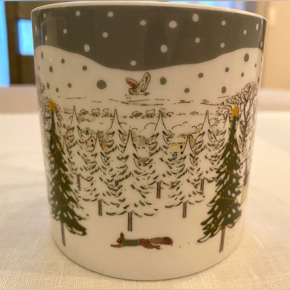 NWTs. (2) Festive Forest “Let It Snow” Mugs and (1) Kitchen / Tea towel. - Picture 5 of 16